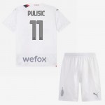 Günstige Fußballtrikots AC Mailand Pulisic 11 Kinder Auswärtstrikot 2023-24 Kurzarm Günstige Fußballtrikots AC Mailand Pulisic 11 Kinder Auswärtstrikot 2023-24 Kurzarm